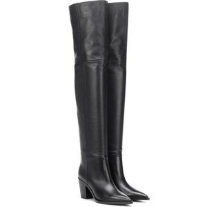 Gianvito Rossi Leather Over-The-Knee Boots
